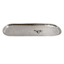Silver Oblong Aluminum Tray, 21x5.6