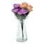 Clear Glass Bulb Vase, 9.5"