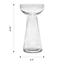 Clear Glass Bulb Vase, 9.5"