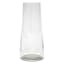 Tapered Clear Glass Vase, 8.75"