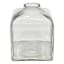 Square Glass Vase, 8.5"