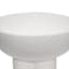 White Textured Ceramic Bowl, 6x11