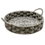 Brown Seagrass Round Tray