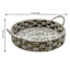 Brown Seagrass Round Tray
