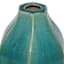Jade Ceramic Fluted Vase, 4.7"