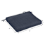 Wheaton Jacquard Premium Outdoor Square Seat Cushion
