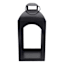 Providence Black Metal Arch Lantern, 17"