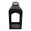 Providence Black Metal Arch Lantern, 17"