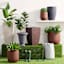 Japi Off-White Bios Tall Outdoor Planter, Small