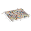 Paisley Chili Outdoor Square Seat Cushion