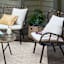 Tan Rattan Tub Outdoor Planter, Medium