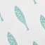 Honeybloom Blue Fish Print Throw Pillow, 18"