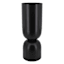 Black Metal Double Vase, 28"