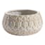 Honeybloom Indoor Natural Flower Pattern Pot, 8"