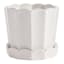Providence Eloise White Ceramic Indoor Planter, Medium