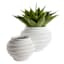 Found & Fable Eleni White Outdoor Planter, Large