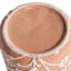 Honeybloom Indoor Pink Embossed Flower Planter, 7"