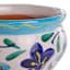 Hand Painted Spanish Blue Swirl Outdoor Planter, Small