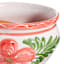 Hand Painted Spanish Red Floral Outdoor Planter, Small
