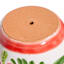 Hand Painted Spanish Red Floral Outdoor Planter, Small