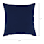 Navy Blue Canvas Square Outdoor Throw Pillow, 16"