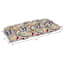 Paisley Chili Outdoor Wicker Settee Cushion