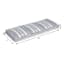 Calisto Pinstripe Outdoor Bench Cushion