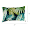 Seneca Navy Lumbar Outdoor Throw Pillow, 14x20