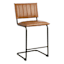 Crosby St. Luka Faux Leather Counter Stool, Light Brown