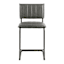 Crosby St. Luka Faux Leather Counter Stool, Grey