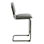 Crosby St. Luka Faux Leather Counter Stool, Grey