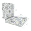 2-Piece Multicolor Castille Outdoor Deep Seat Cushion