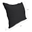 Crosby St. Sorvino Ash Premium Outdoor Corded Back Cushion
