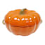 Pumpkin Shaped Ceramic Soup Tureen with Lid