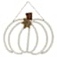 Honeybloom Wood Beads Pumpkin Wall Decor, 17"