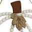 Honeybloom Wood Beads Pumpkin Wall Decor, 17"