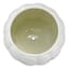Tricky Treats White Ceramic Jack-o'-Lantern Planter, 11"