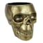 Spellbound Gold Skull Ceramic Planter, 7"