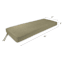 Tahiti Bark Outdoor Bench Cushion