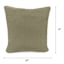 Tahiti Bark Oversized Square Outdoor Throw Pillow, 20"
