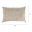 Tahiti Beige Lumbar Outdoor Throw Pillow, 14x20