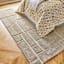 (D607) Crosby St. Athena Cosmo Cream High-Low Area Rug, 8x10