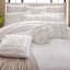 Found & Fable White Tufted Stripe Throw Pillow with Sequins, 24"