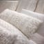 Found & Fable White Tufted Stripe Throw Pillow with Sequins, 14x36
