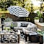 Crosby St. Modern Solar Led Candle Outdoor Lantern, 18"