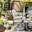 Crosby St. Black & Yellow Stripe Lumbar Outdoor Throw Pillow, 14x24