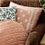Honeybloom Pink Bandana Print Throw Pillow, 18"