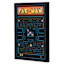 Pacman Game Screen Canvas Wall Art, 12x16