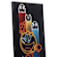 Pacman Neon Canvas Wall Art 24x12