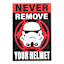 Storm Trooper Helmet Tin Sign